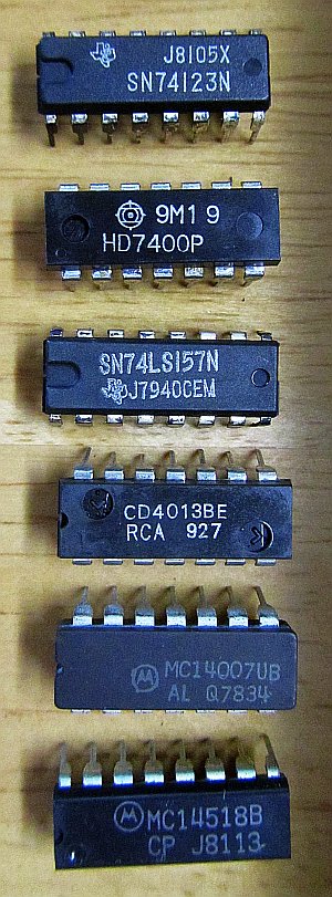 DIP型汎用ロジックICの例
