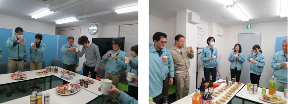 打ち上げ1