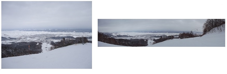 北海道　富良野のスキー場