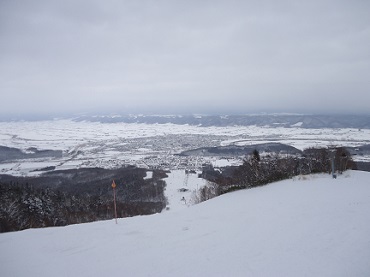 北海道　富良野のスキー場