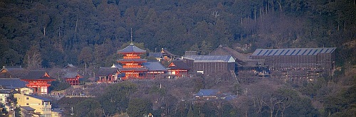 京都タワーから見た清水寺